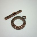 Antique Copper Spiral Toggle