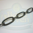Gunmetal Large Rope Oval Chain