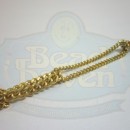 Gold Looped Curb Chain