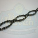 Gunmetal Medium Oval Rope Chain
