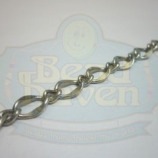 Antique Silver Large Curb Link Chain