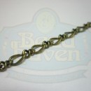 Antique Brass Curb Chain w/Link