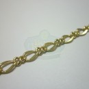 Matte Gold Large Curb Link Chain