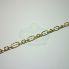 Matte Gold Tiny Long and Short Chain