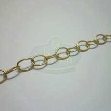 Matte Gold Medium Thin Cable Chain