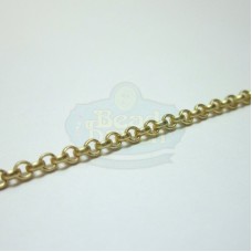 Matte Gold Tiny Rolo Chain