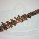 Antique Copper Leaf Fringe Chain