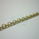 Matte Gold Medium Rolo Chain