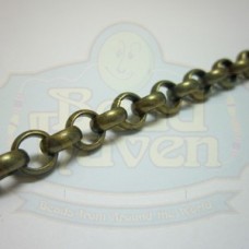 Antique Brass Thick Rolo Chain