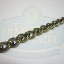 Antique Brass Double Curb w/Bead Chain