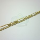Matte Gold Small Long and Short Chain