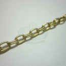 Matte Gold Double Oval Chain