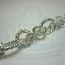Silver Large Twist Link Chain