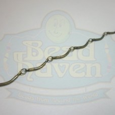 Antique Brass Small Curved Bar Chain