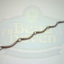 Antique Copper Small Curved Bar Chain