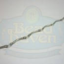 Antique Silver Small Curved Bar Chain