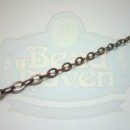 Antique Copper Small Flat Oval Chain