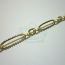 Matte Gold Large Long and Short Chain