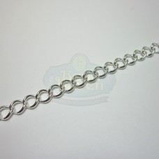 Silver 6mm Curb Chain