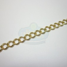 Matte Gold 6mm Curb Chain