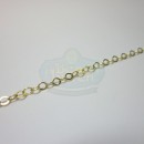 Gold Tiny Flat Cable Chain