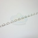 Silver Tiny Flat Cable Chain