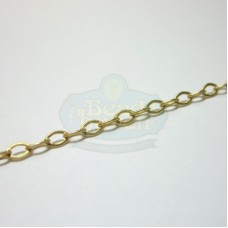 Matte Gold Tiny Flat Cable Chain
