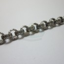 Antique Silver Vintage Rolo Chain