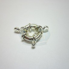 Silver Medium Spring Ring Clasp
