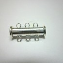 Silver 3 std. Magnetic Bar Clasp
