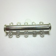 Silver 5 std. Magnetic Bar Clasp