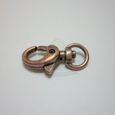 Antique Copper Large Swivel Lobster Clasp