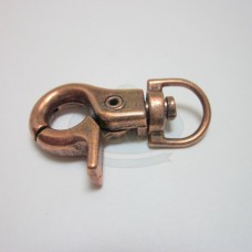 Antique Copper Large Swivel Clip Clasp