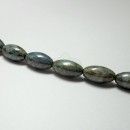 8x16mm Oval Vintage Blue Stone Luster