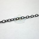 Matte Black Tiny Flat Cable Chain