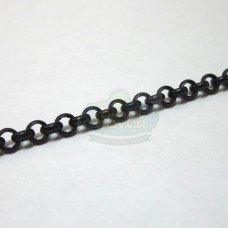Matte Black 3.5mm Rolo Chain