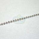 Silver 1.5mm Diamond Cut Ball Chain