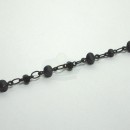 Black Small Chain with Beads