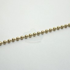 2.3mm Matte Gold Ball Chain