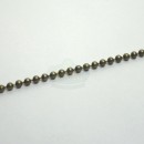 2.3mm Antique Brass Ball Chain