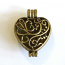 Antique Brass Large Heart Diffuser