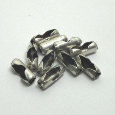 2.3mm Antique Silver Ball Chain Connector