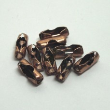 2.3mm Antique Copper Ball Chain Connector